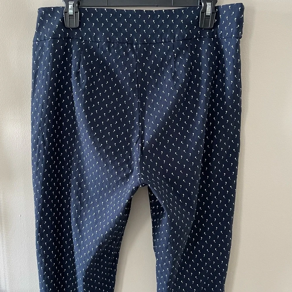 Erica Taylor Jacquard Pull-on Straight Leg Patterned Pants - 1X